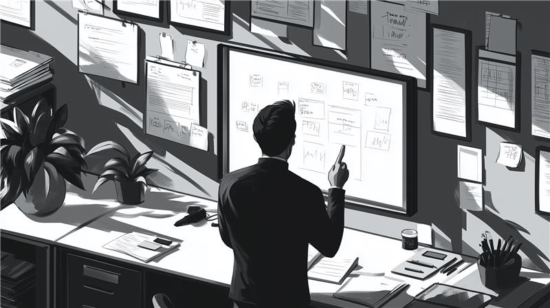 Man teaching